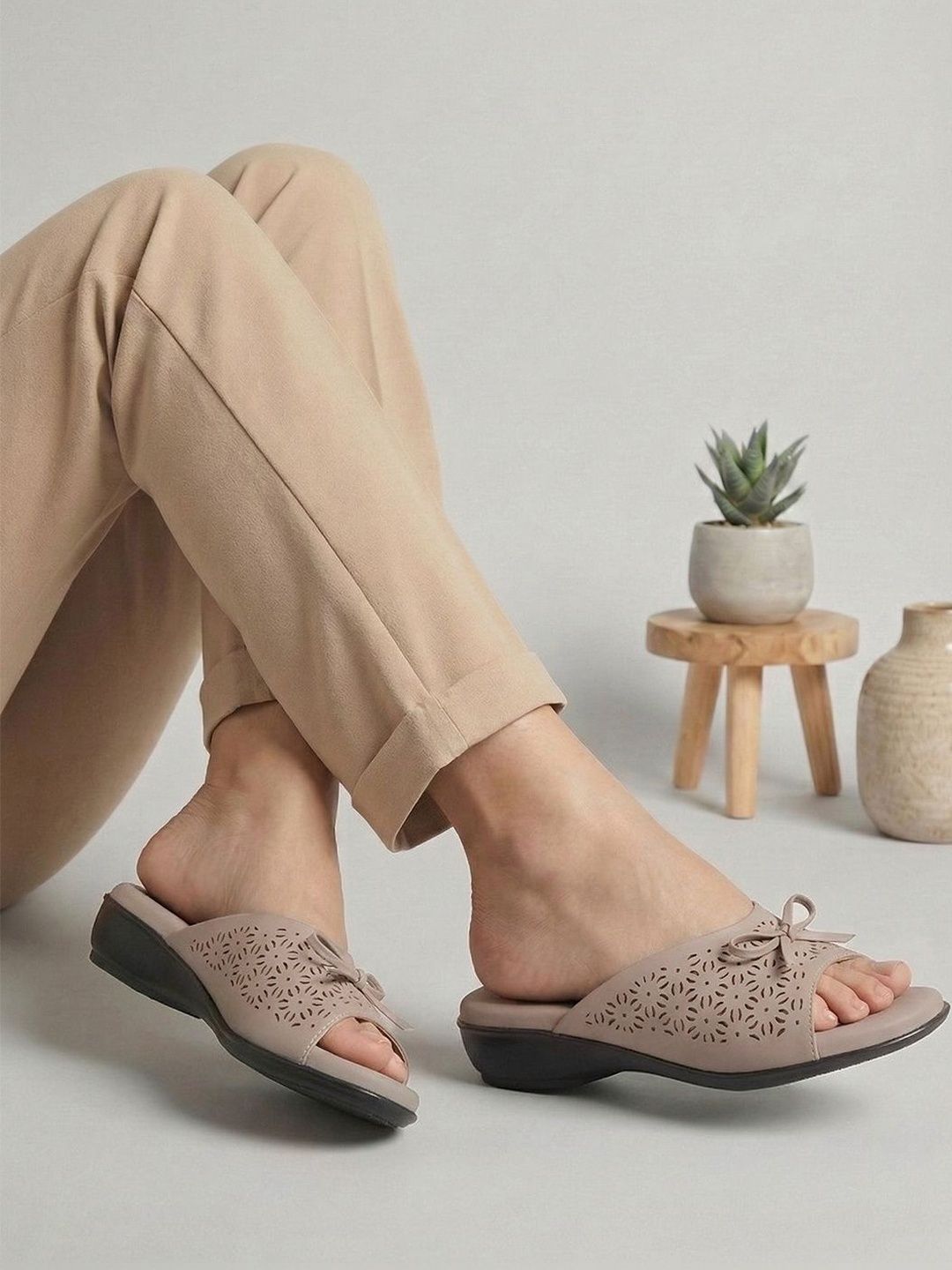 Killer Women Ethnic Open Toe Flats-image-48