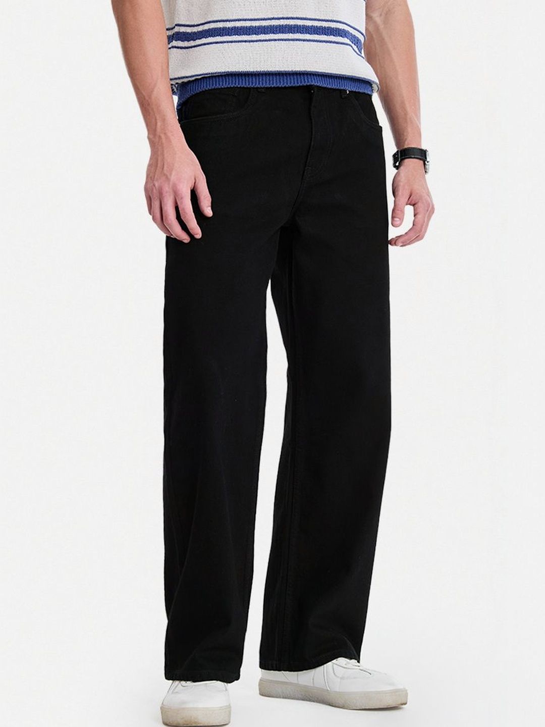 Snitch Men Relaxed Fit Mid-Rise Pure Cotton Jean-picture-24