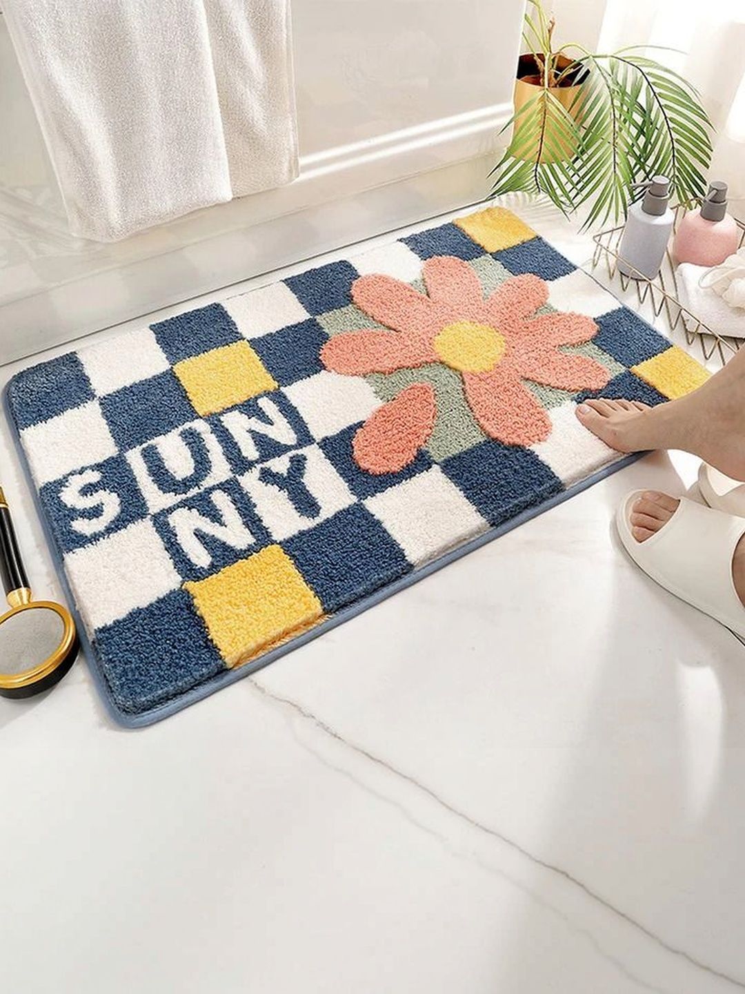 Homio Blue Anti-Skid Doormats-picture-45