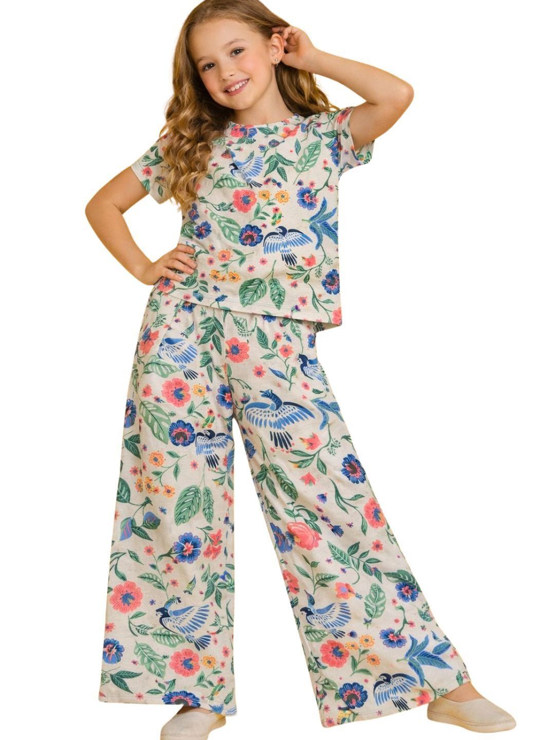 TotzTouch Girls Printed Night suit-picture-28