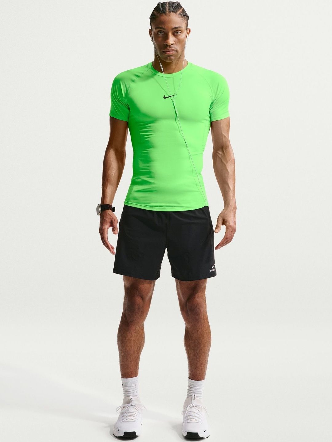 Nike Pro Men Dri-FIT Tight Short-Sleeve Fitness T-Shirt-image-38