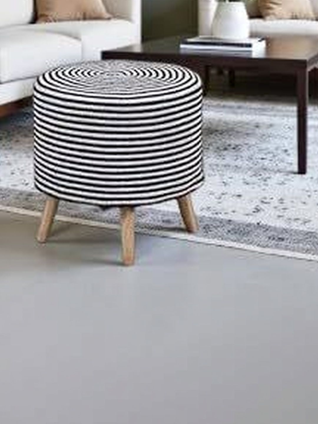 Shadowkart Black Round Ottomans-picture-40