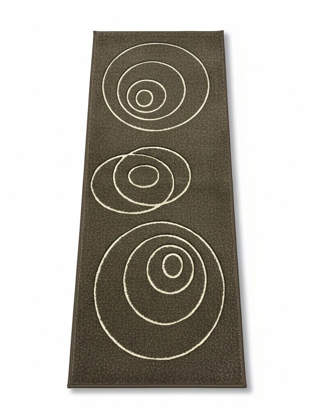Themes Furnishings & Decor Brown Geometric Polypropylene Carpet-image-10
