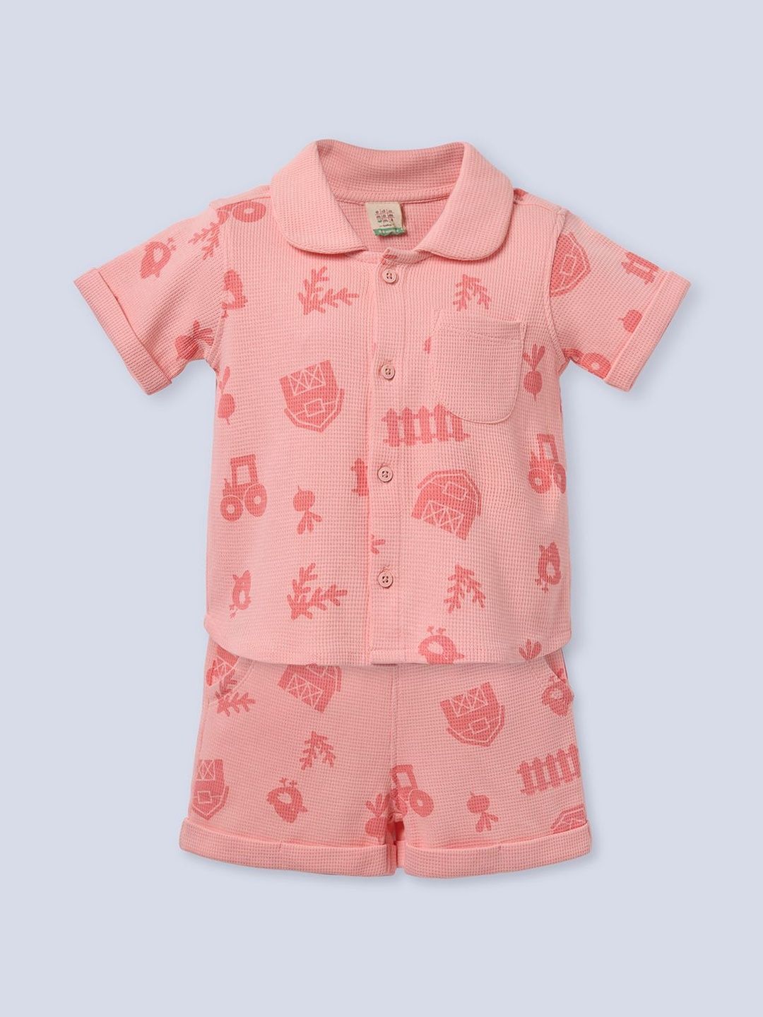 Ed-a-Mamma Unisex Kids Printed T-shirt with Shorts-picture-11