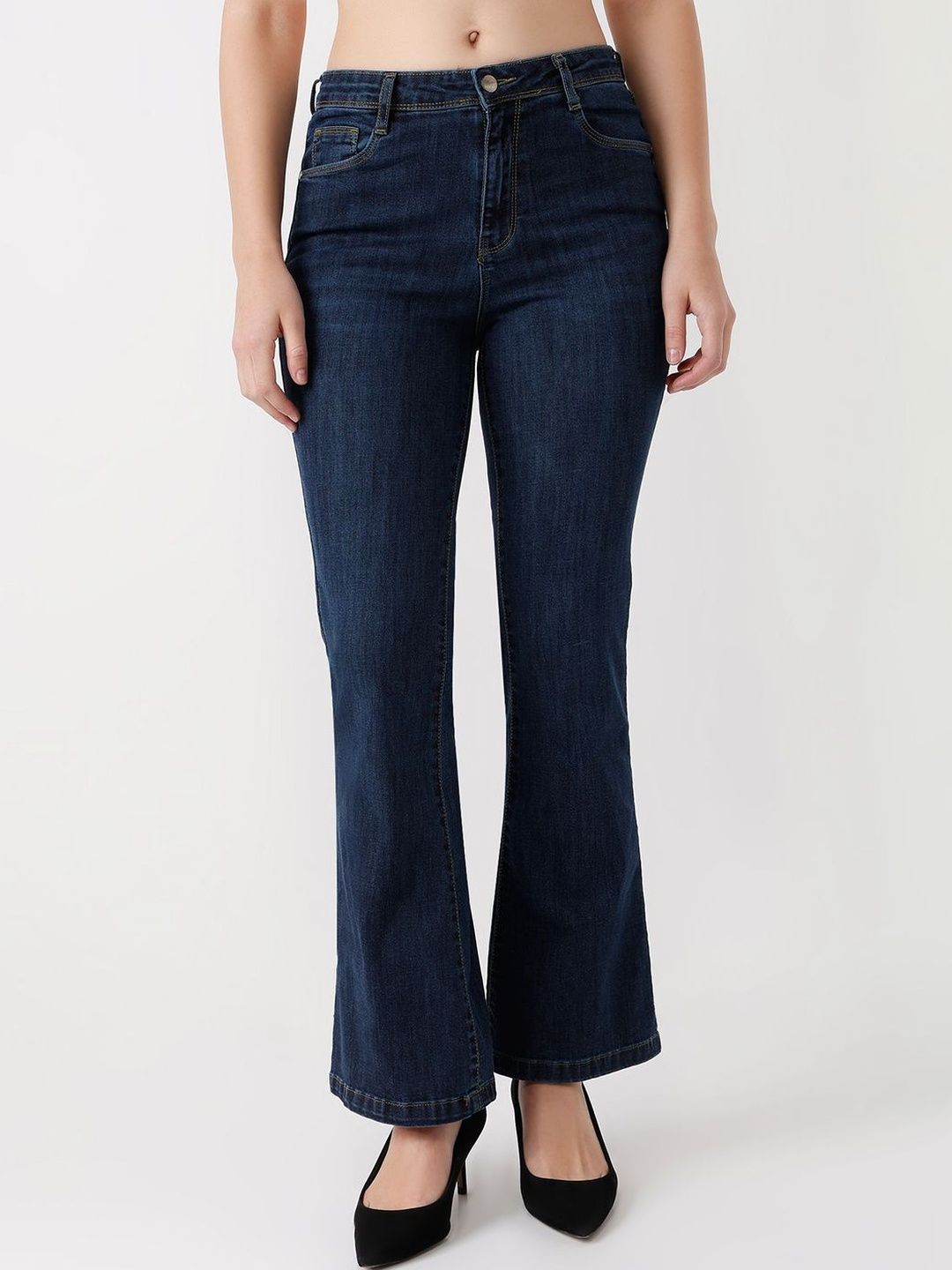 Kraus Jeans Women Flared High-Rise Jeans-picture-35