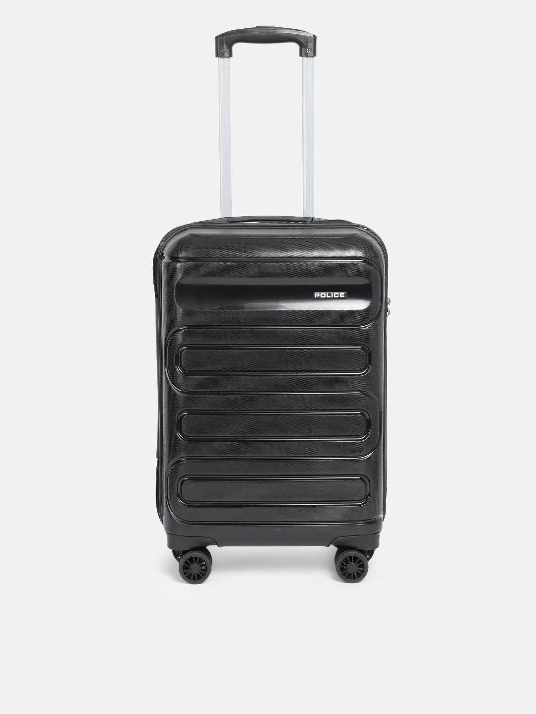 Police Novex Lite Textured Hard Sided Cabin Trolley Suitcase -Volume 30 L-picture-53