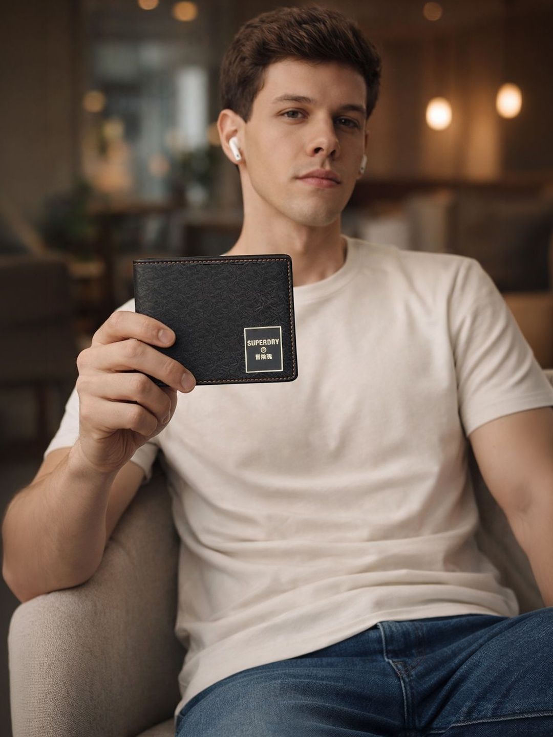 Superdry Men Leather Two Fold Wallet-image-30