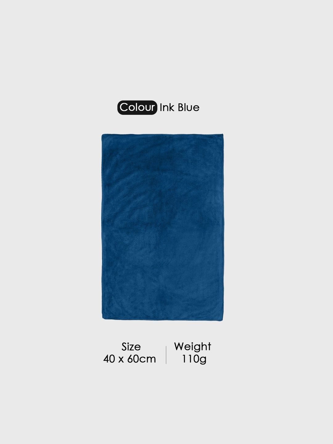 HOUSSE 2 Pieces Blue Solid Hand Towels-image-12