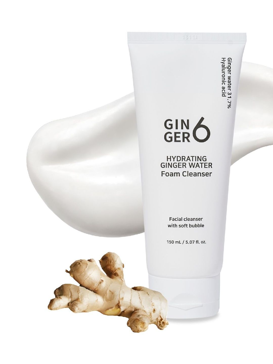 GINGER6 Hydrating Foam & Pore Care Cleanser 31.7% Ginger Extract Water for Deep Cleanse-image-25