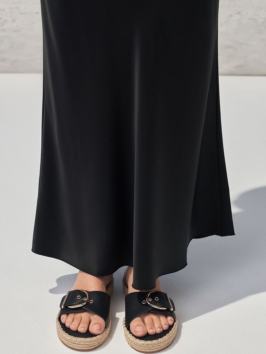 Buckled Espadrille Sandals-image-1