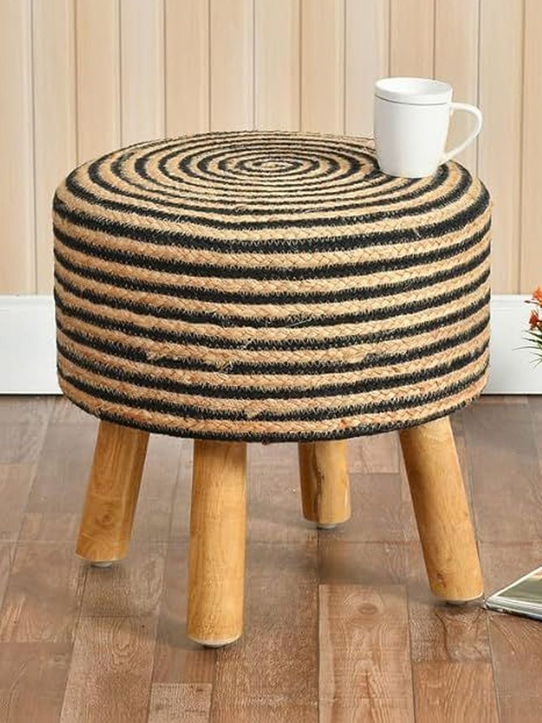 Shadowkart Black Round Ottomans-picture-32