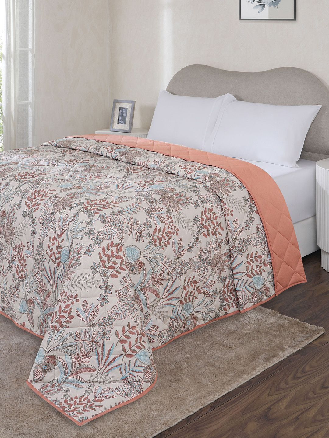 MASPAR Red Cotton 4 Piece Double Queen Superfine Bedding Set-image-43