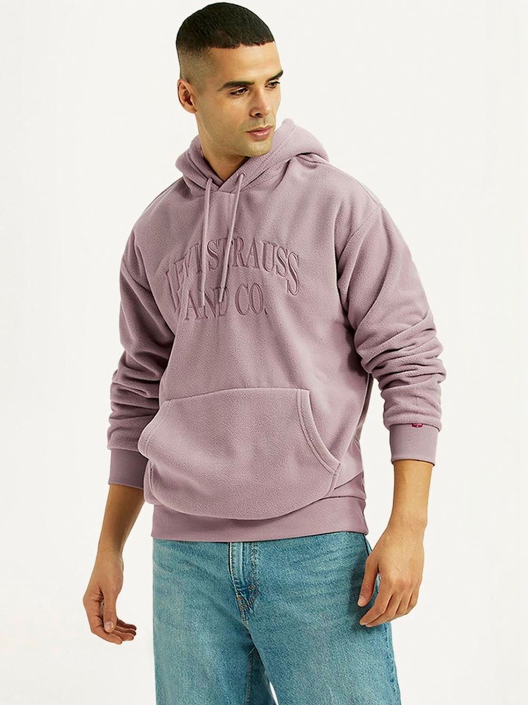 Levis Men Embroidered Hooded Sweatshirt-picture-30