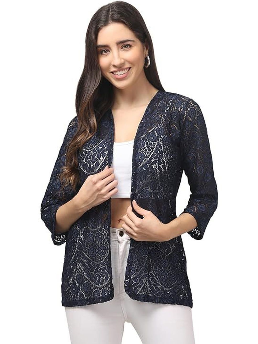 KGFONECLOTH Women Embroidered Shrug-picture-32