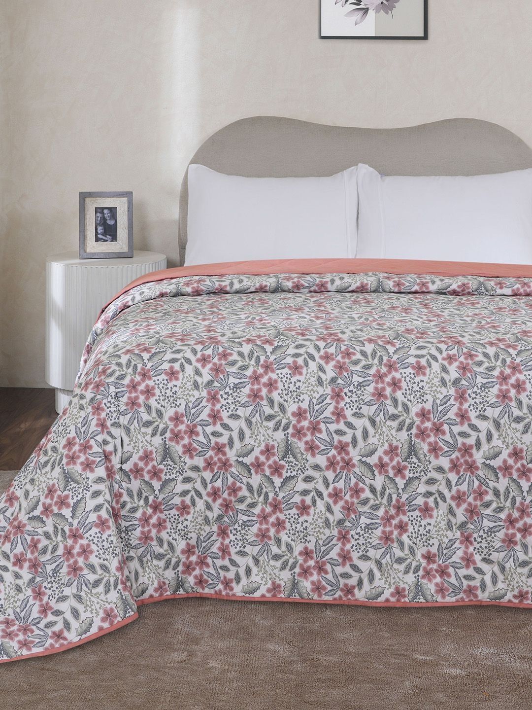 MASPAR Red Cotton 4 Piece Double Queen Superfine Bedding Set-image-46