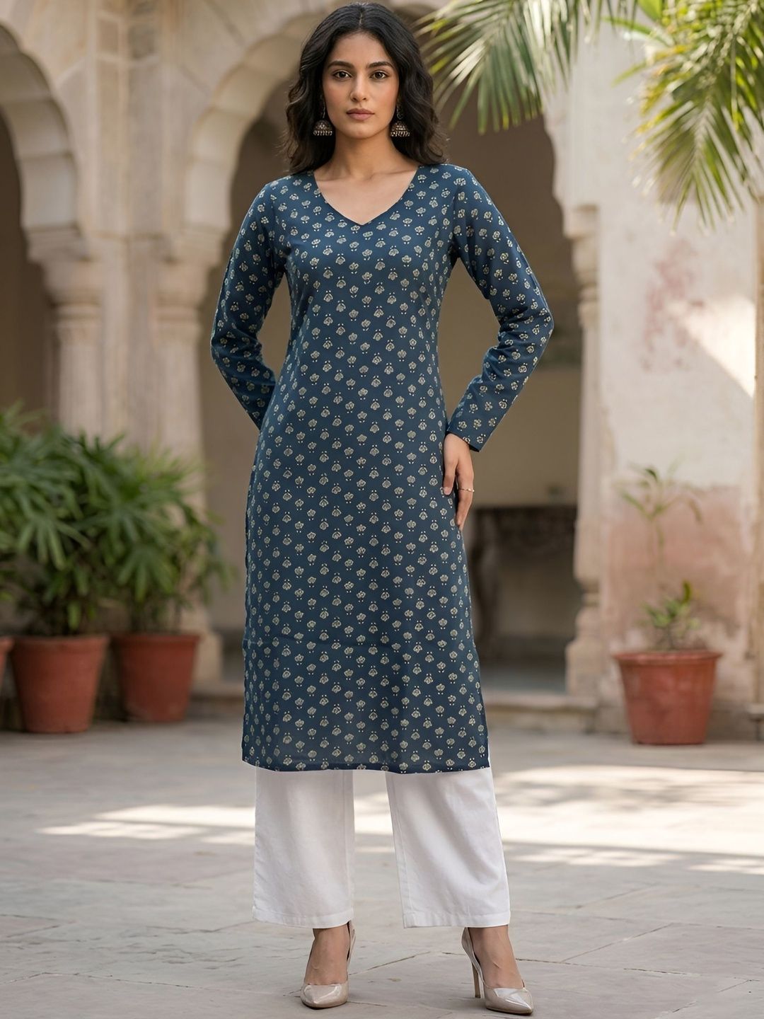 Nayo Women Ethnic Motifs Printed Kurta-picture-17