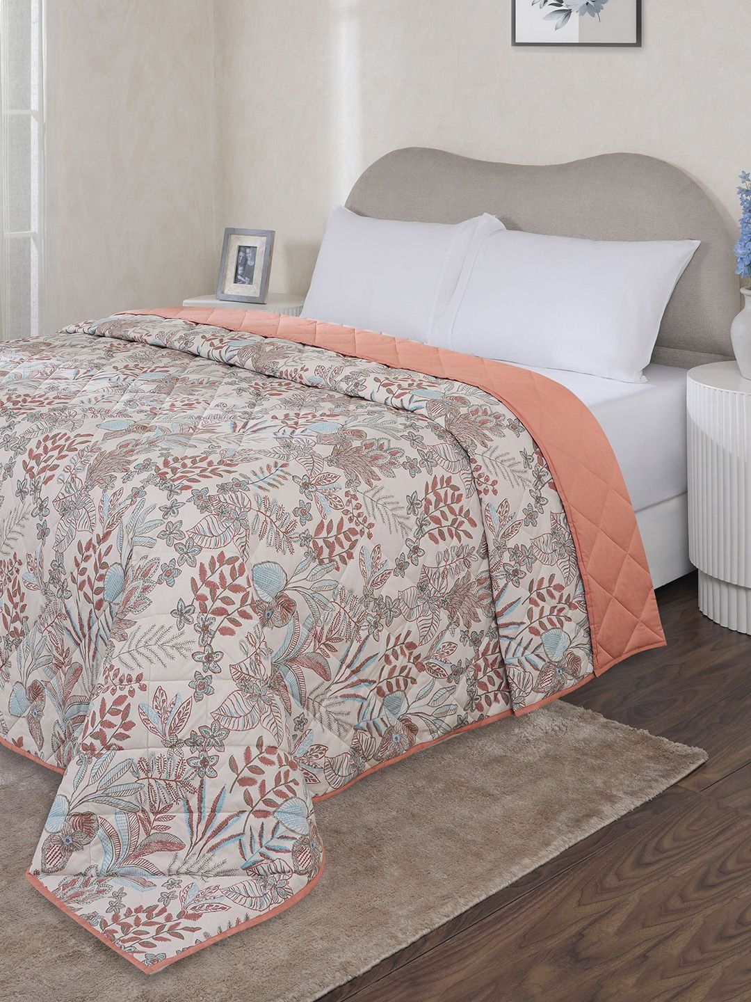MASPAR Red Cotton 4 Piece Double King Superfine Bedding Set-image-25