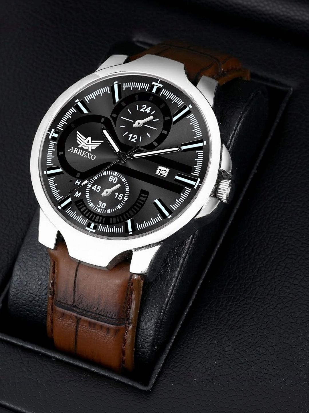 Abrexo Men Dial & Straps Watch Abx3428-image-44