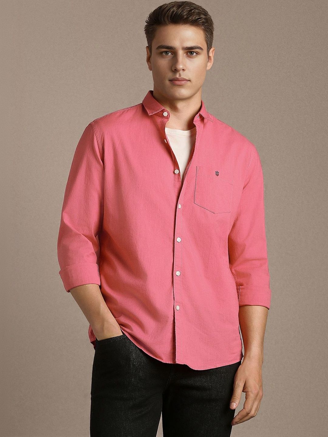 Louis Philippe Jeans Men Slim Fit Casual Shirt-picture-39