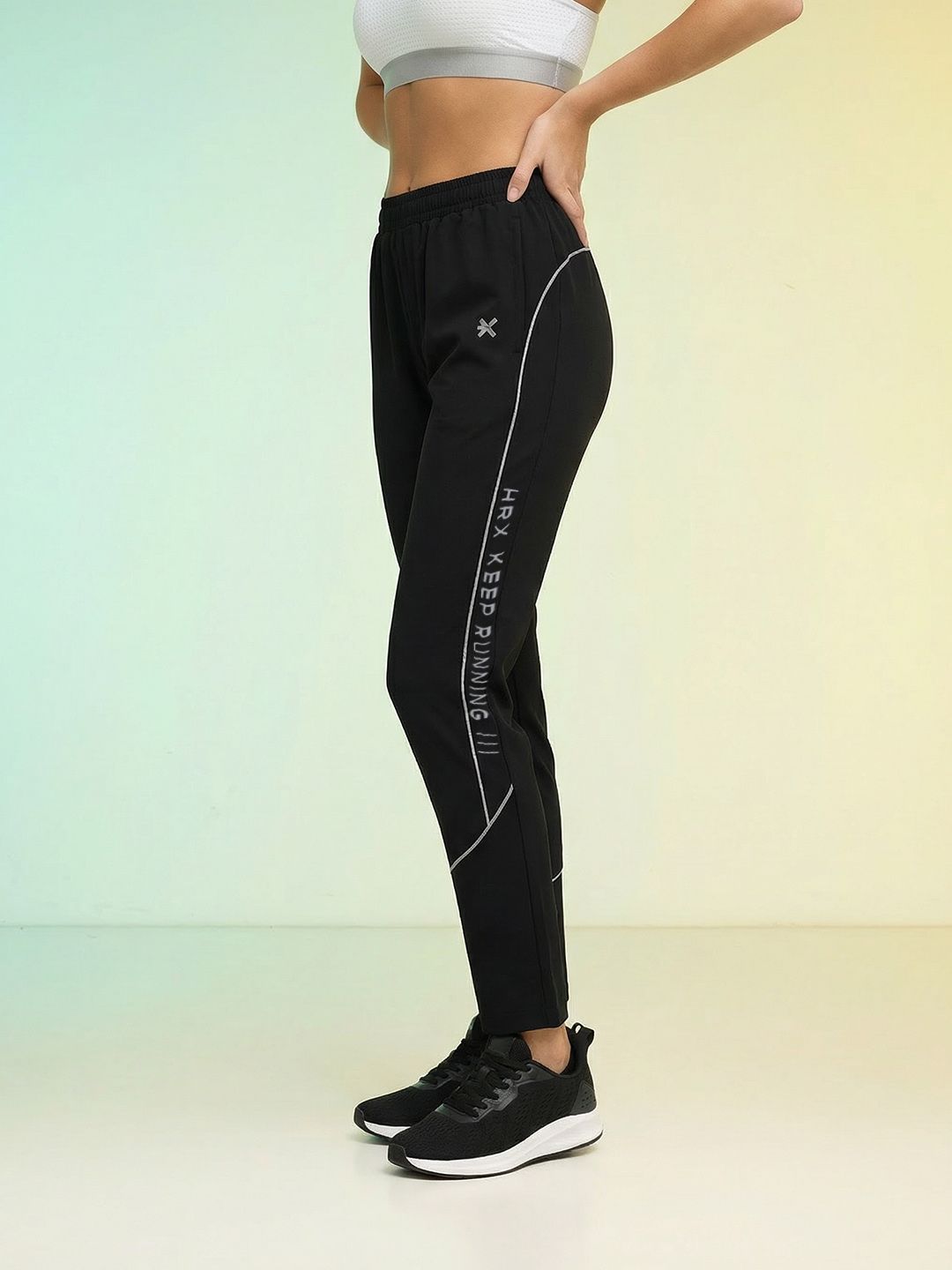 HRX by Hrithik Roshan Women Regular Fit Typography Printed Rapid-Dry Running Track Pants-picture-41