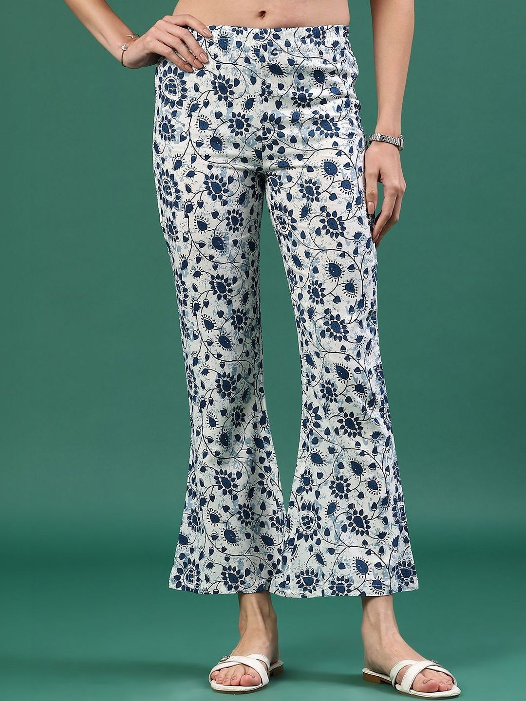 LIMEROAD Women Printed Ethnic Palazzos-picture-14