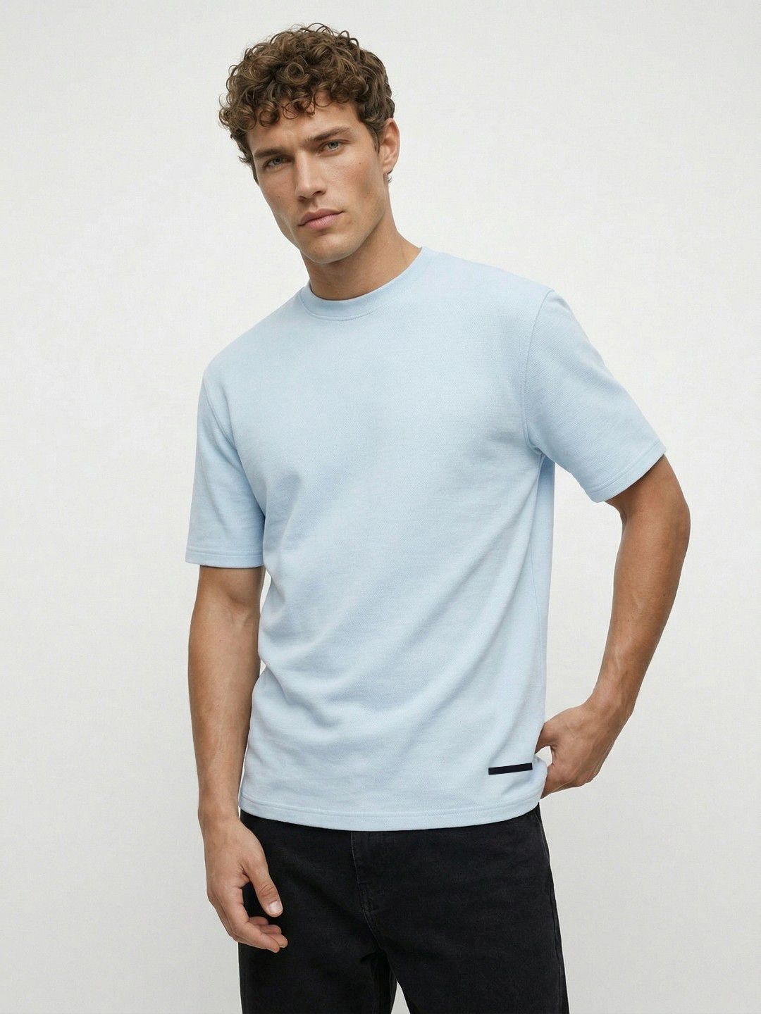 glitchez Men Relaxed Fit Pure Cotton T-shirt-image-23