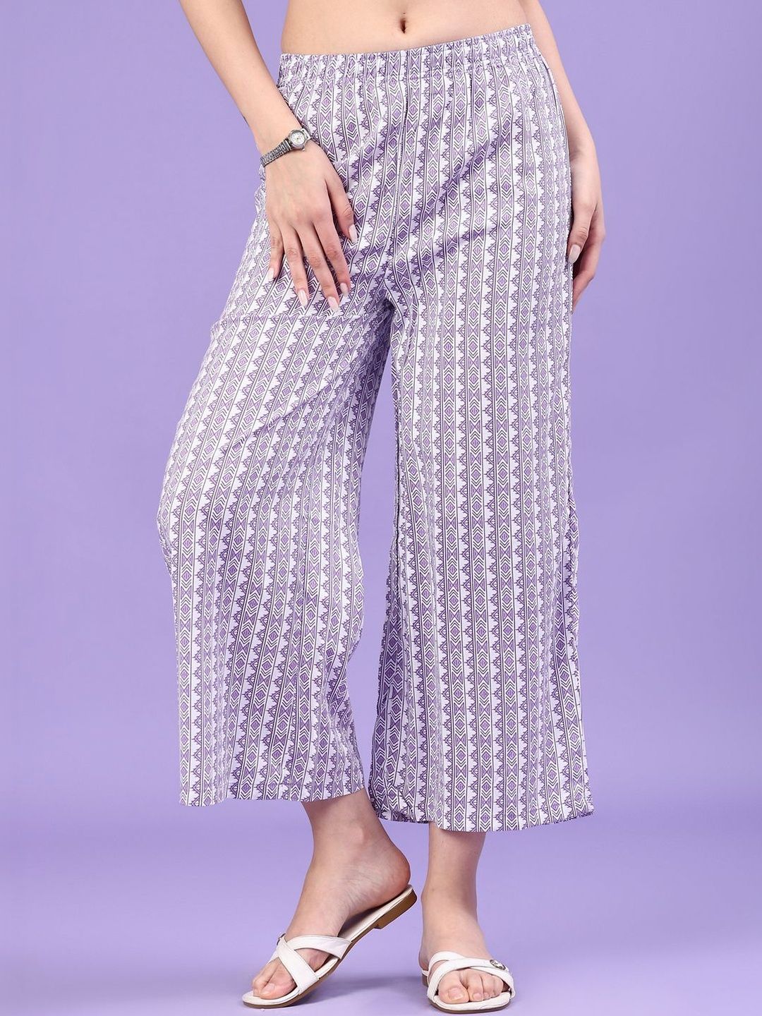 V-Mart Women Printed Ethnic Palazzos-picture-24