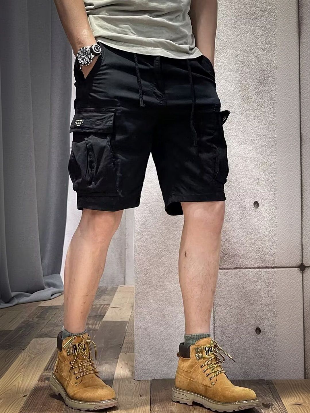 StyleCast x Revolte Men Cargo Shorts-picture-26