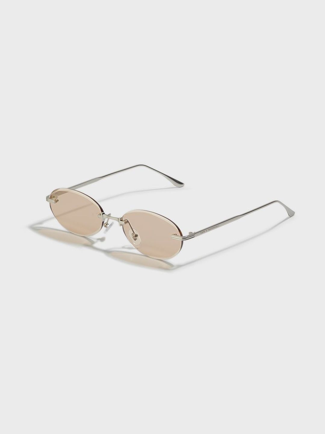 SAM & MARSHALL Unisex Pink Lens & Steel-Toned Oval Sunglasses with-picture-48