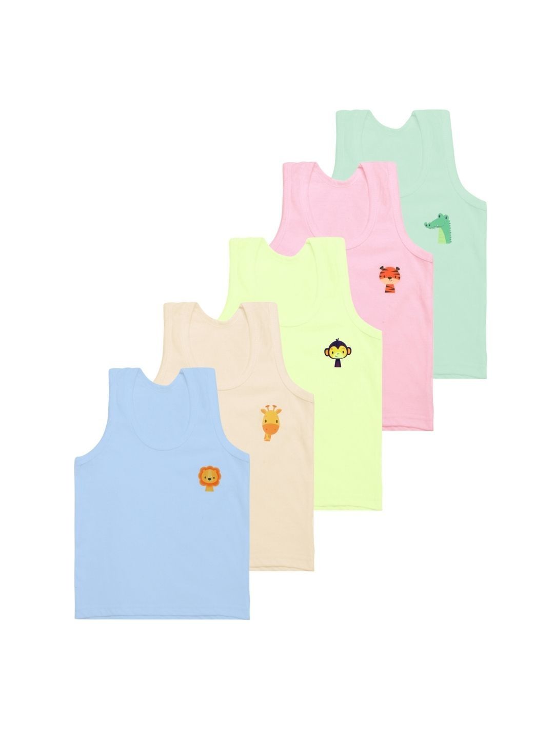 Superminis Pack of 5 Printed Cotton Basic-picture-58