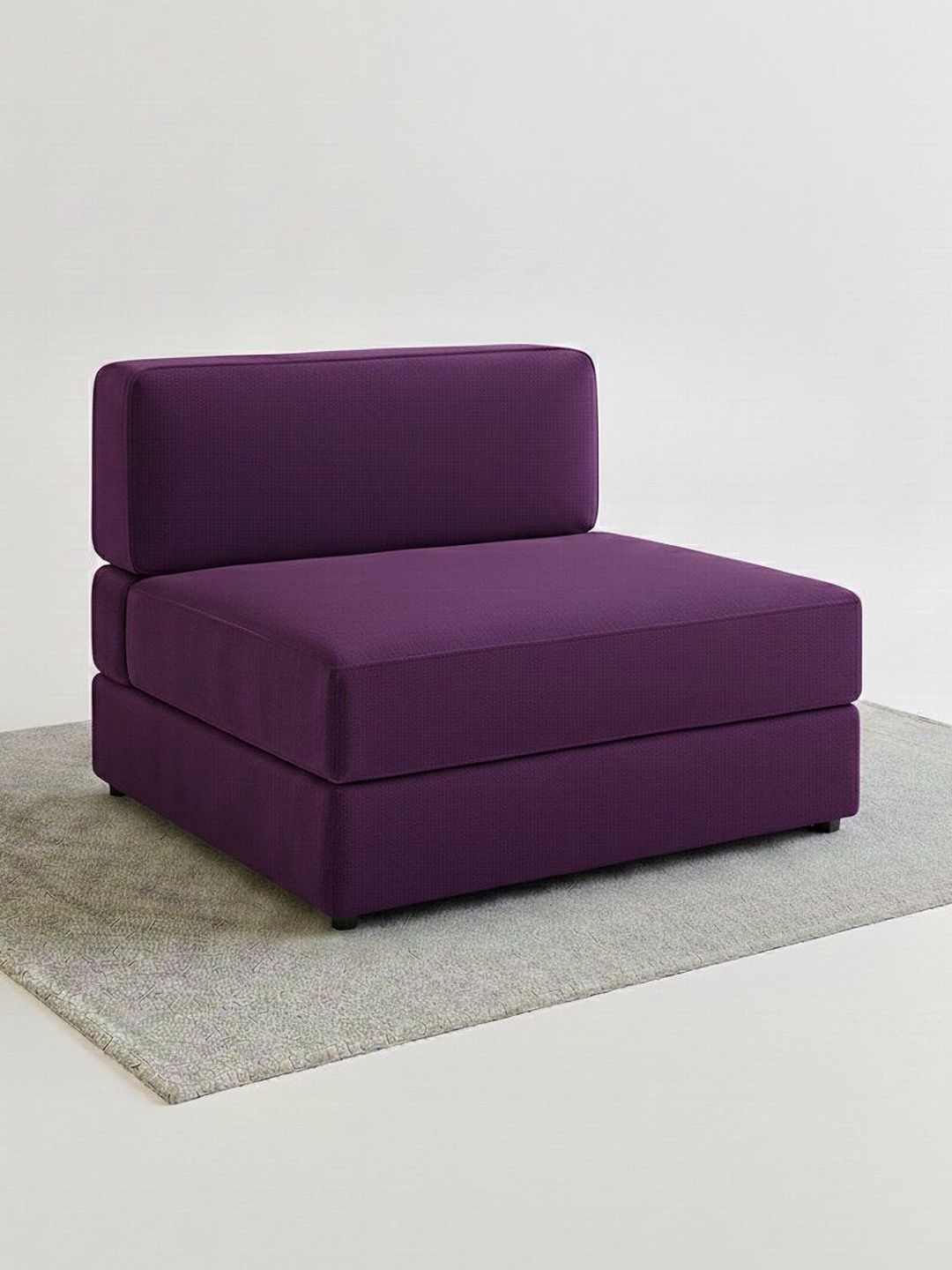 Pum Pum Purple Leatherette 2 Inflatable Sofa Cum Bed-picture-19