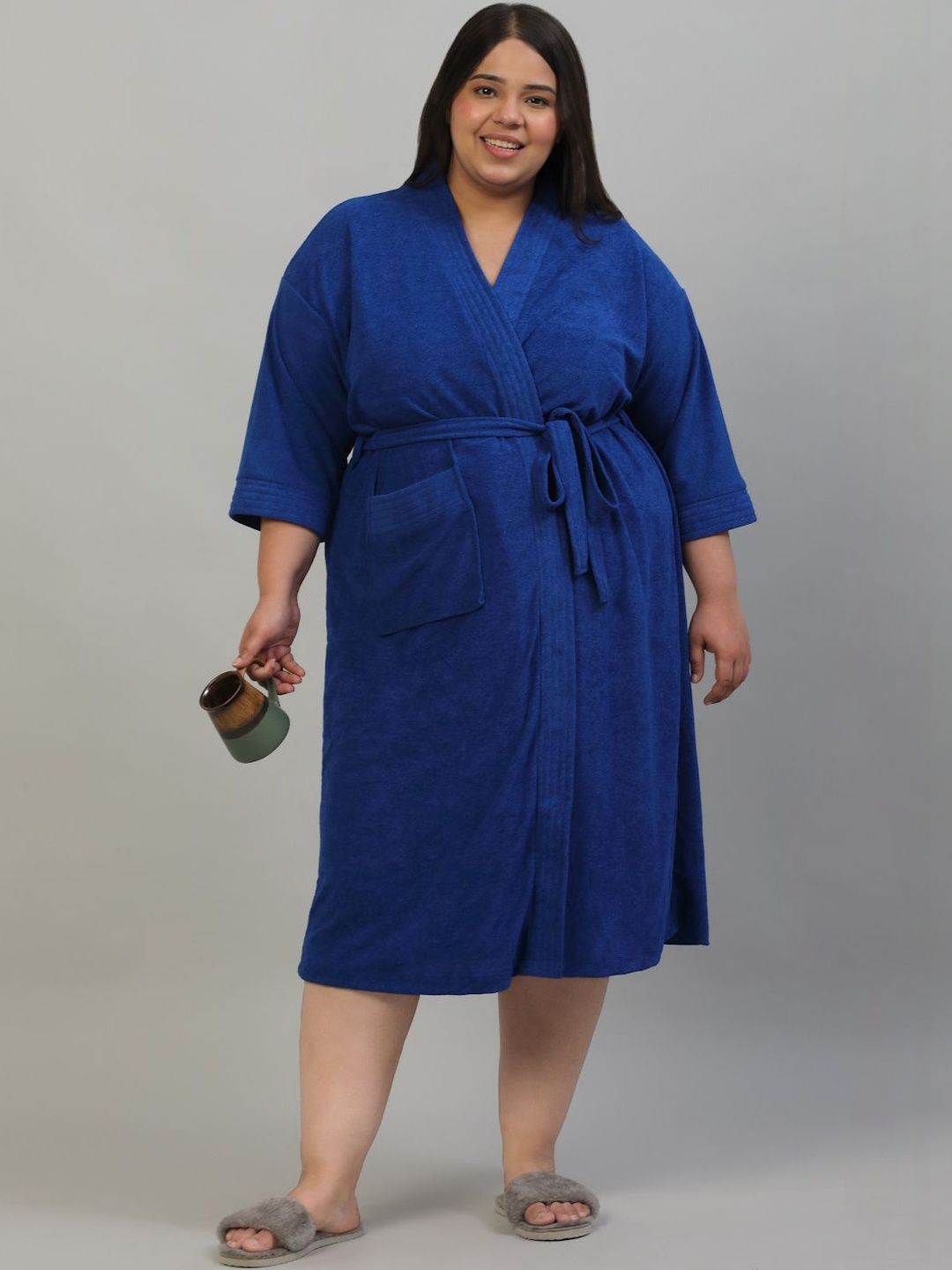 Creeva Knee Length Bath Robe and Wraps-picture-11