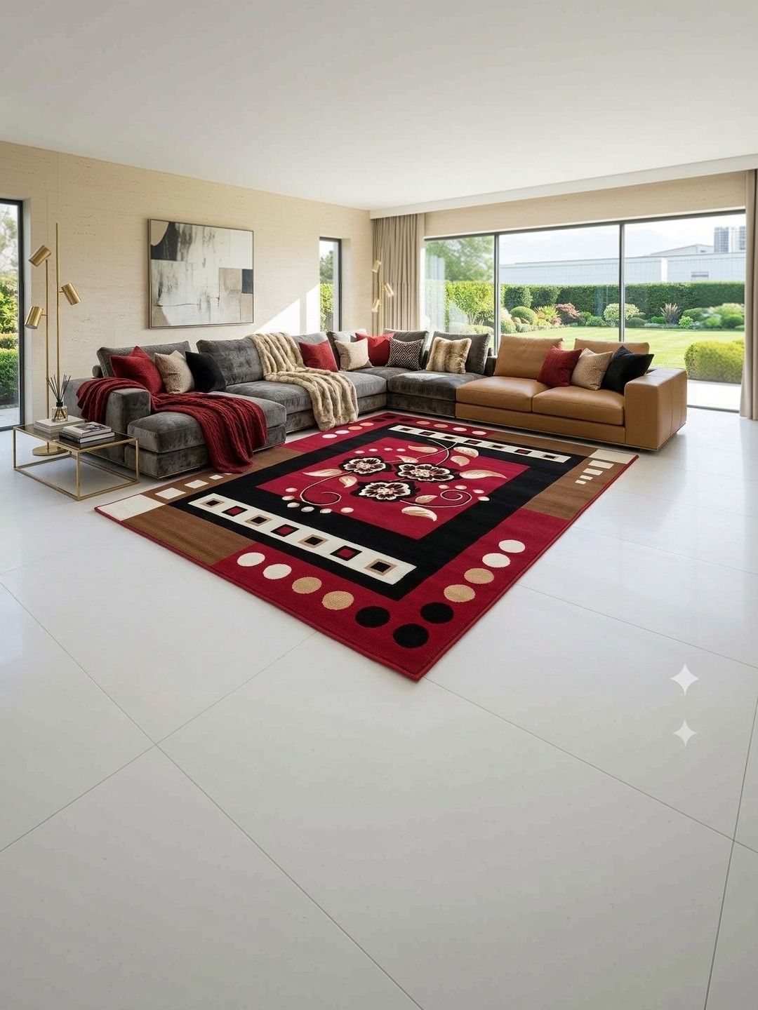 KAYNAT CARPET Red Anti-Skid Polypropylene Carpet-picture-20