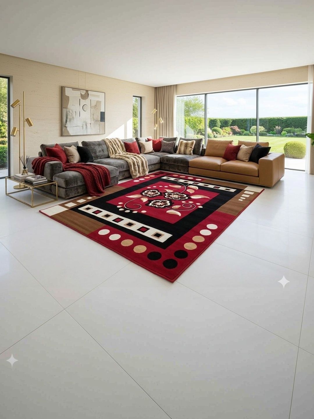 KAYNAT CARPET Red Anti-Skid Polypropylene Carpet-picture-21