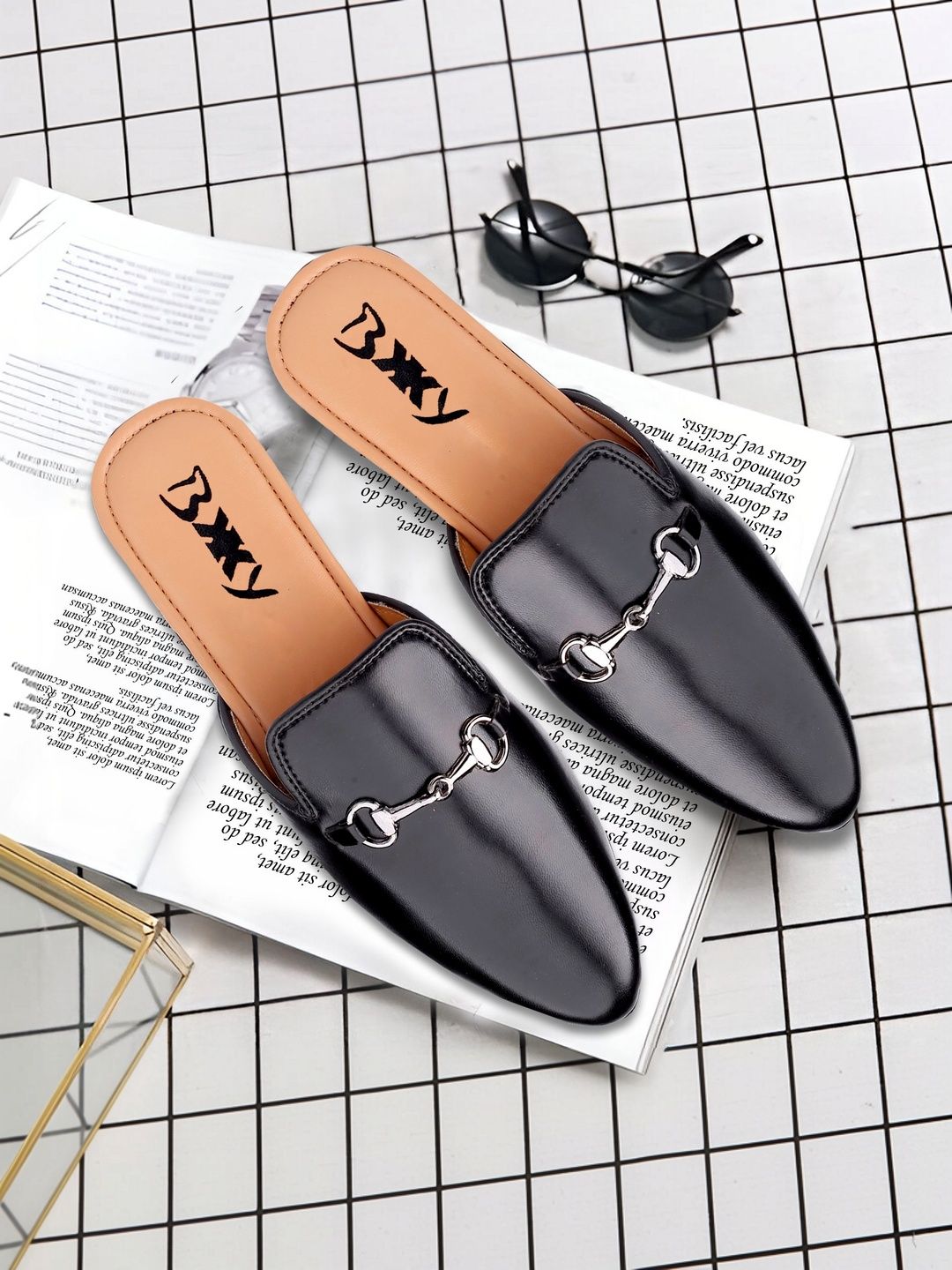 Bxxy Men Faux Leather Mule Shoe-image-47