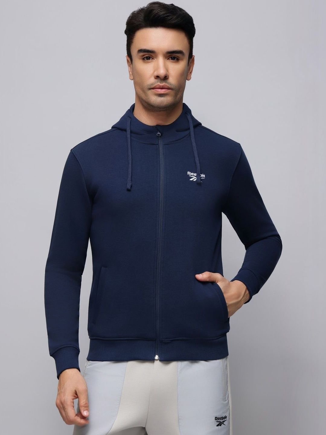 Reebok Brand Logo Printed Hoodie-picture-12