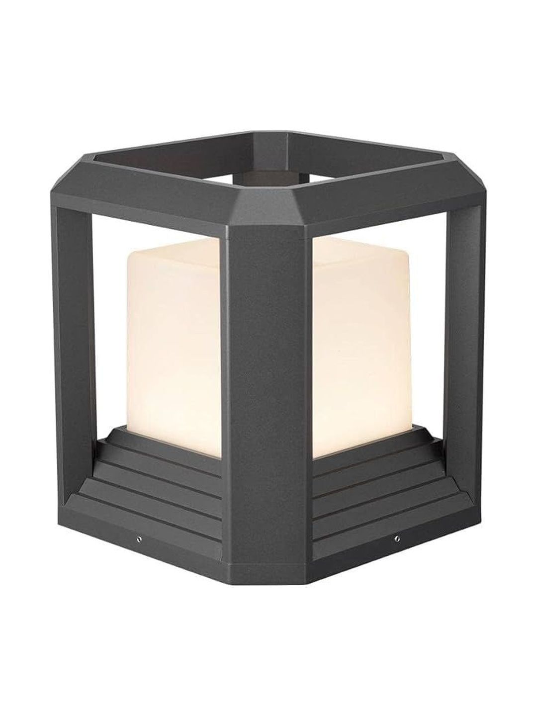 ALUCIFIC Grey & White IP55 Cube Gate Light-image-3