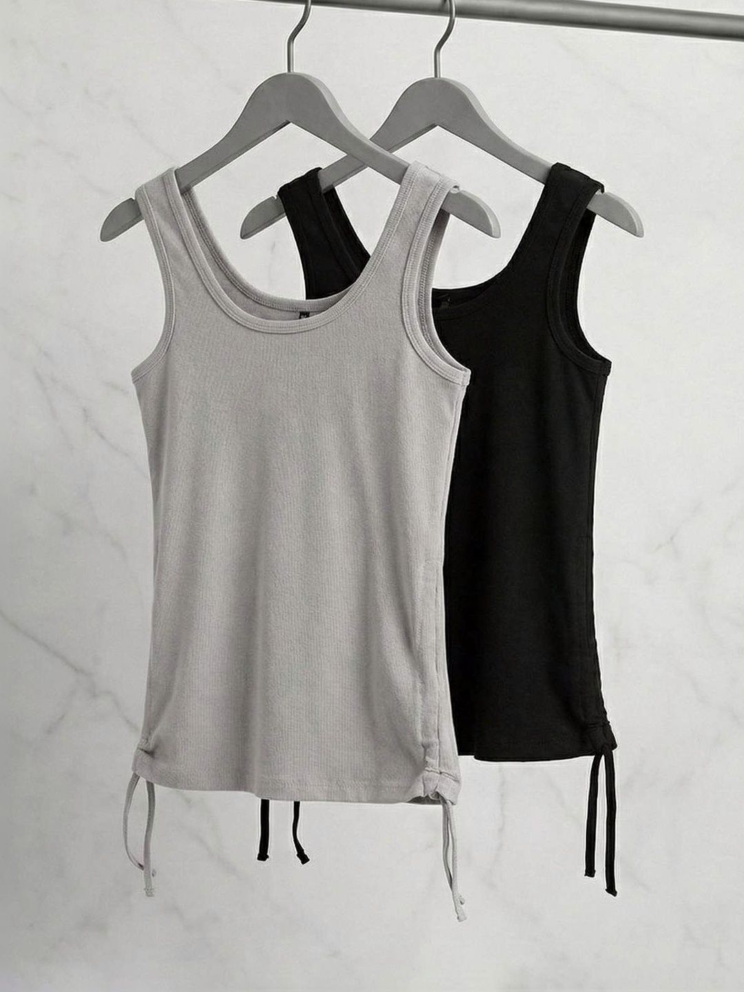 Trendyol Pack Of 2 Non Padded Camisoles-picture-39