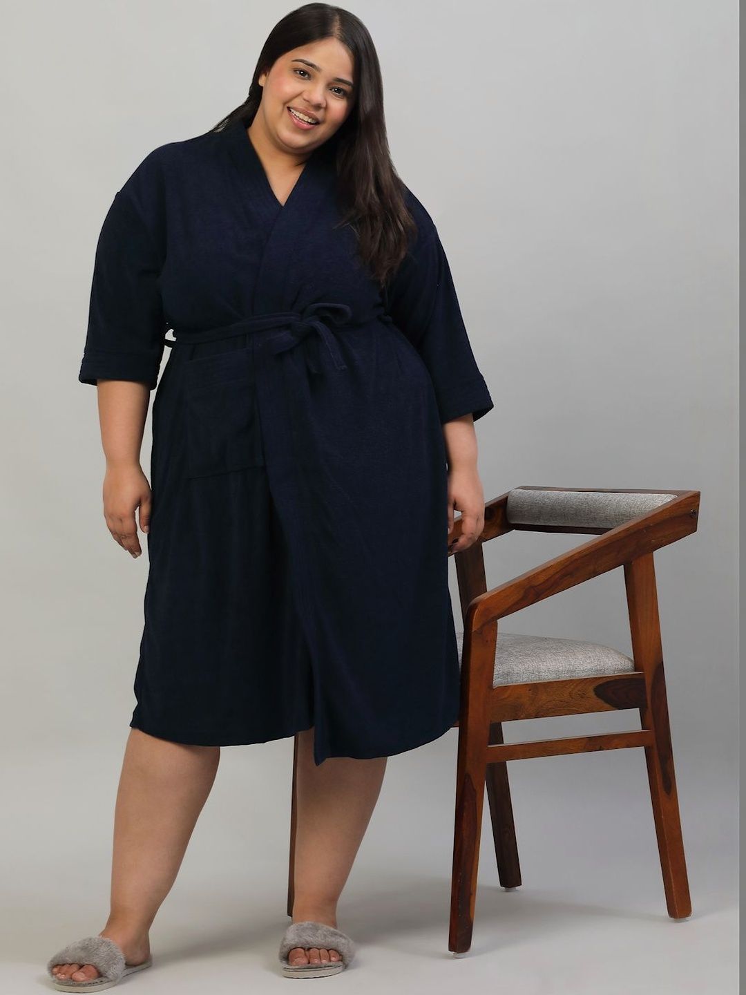 Creeva Knee Length Bath Robe and Wraps-picture-23
