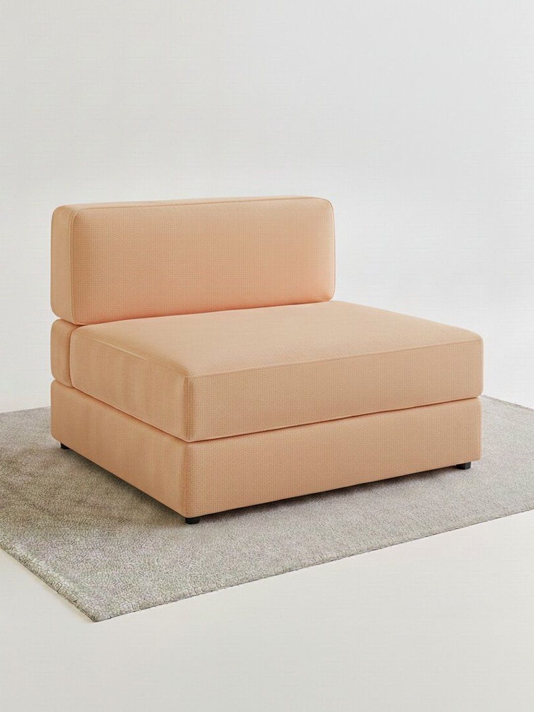 Pum Pum Peach-Colored Leatherette 2 Inflatable Sofa Cum Bed-picture-40
