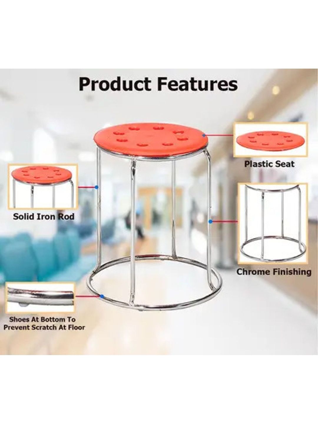 FUGO Modern Bar Stool-picture-22