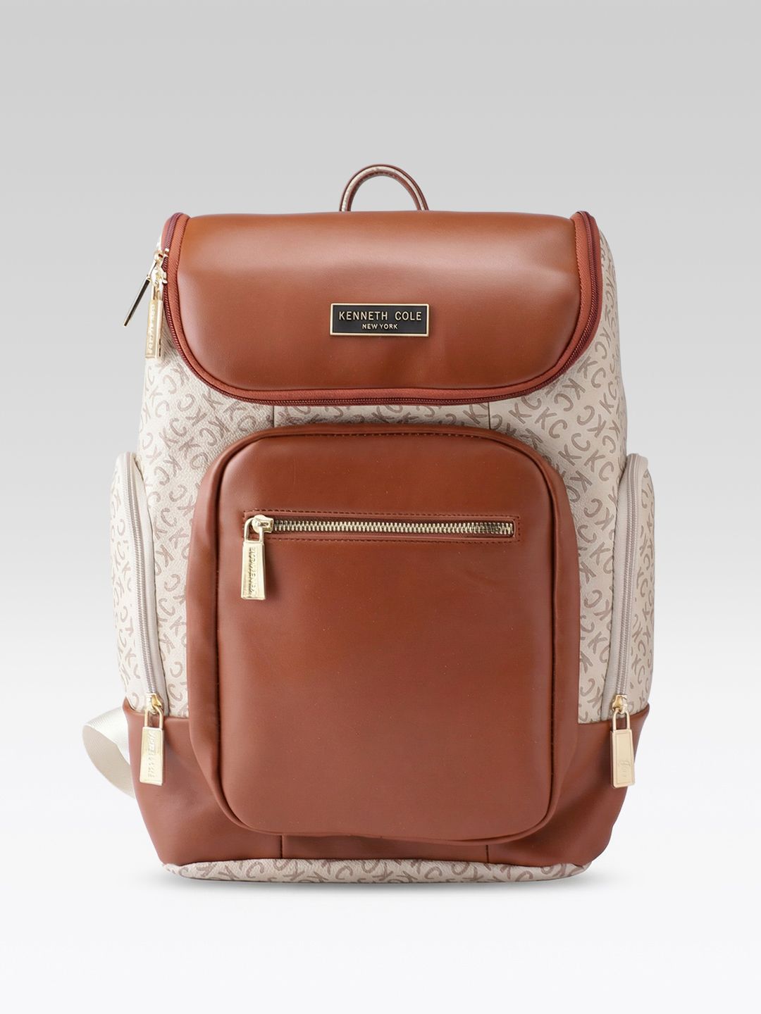 Kenneth Cole Women Brand Logo Printed Backpack-picture-25