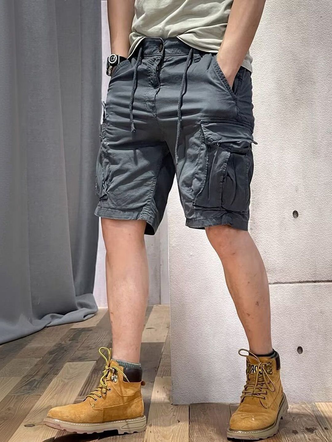 StyleCast x Revolte Men Cargo Shorts-picture-27