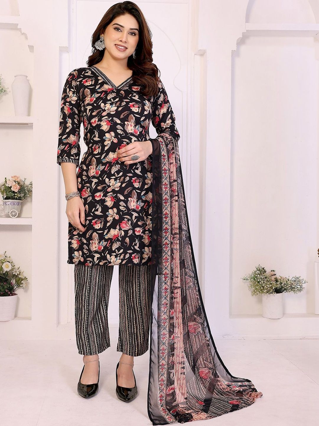 ANAND SAREES Printed Unstitched Dress Material-picture-16