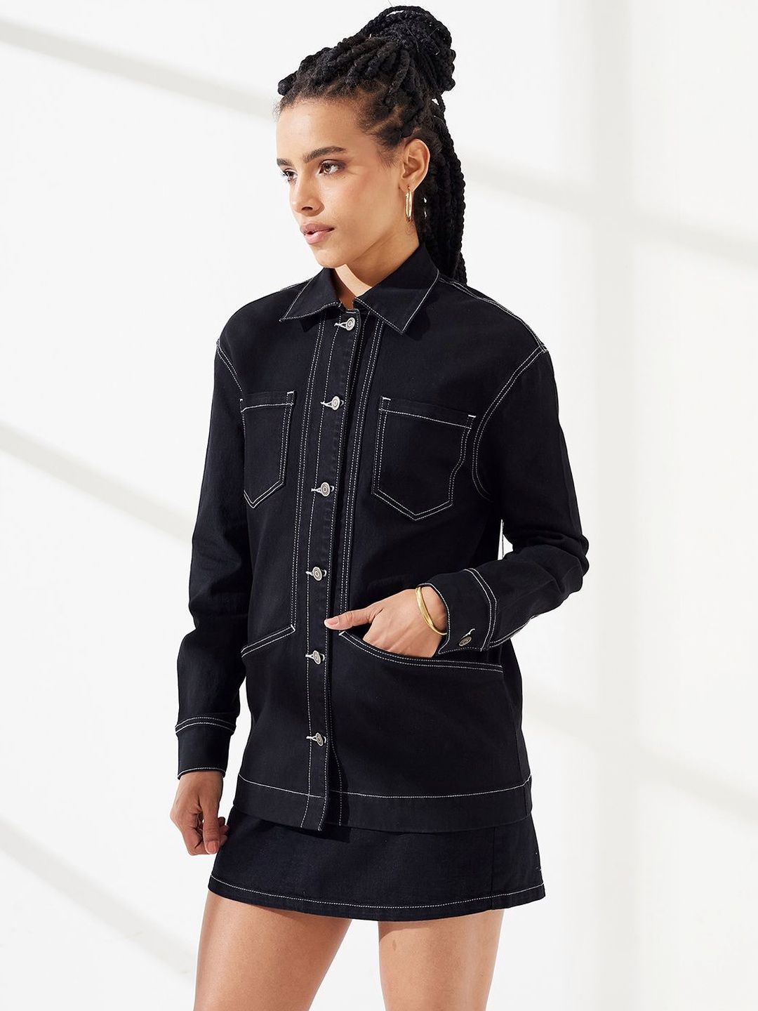 DOLCE CRUDO Women Denim Jacket-picture-44