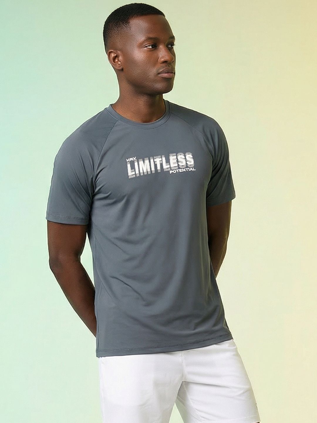 HRX by Hrithik Roshan Typography Printed Rapid Dry Training T-shirt-picture-25