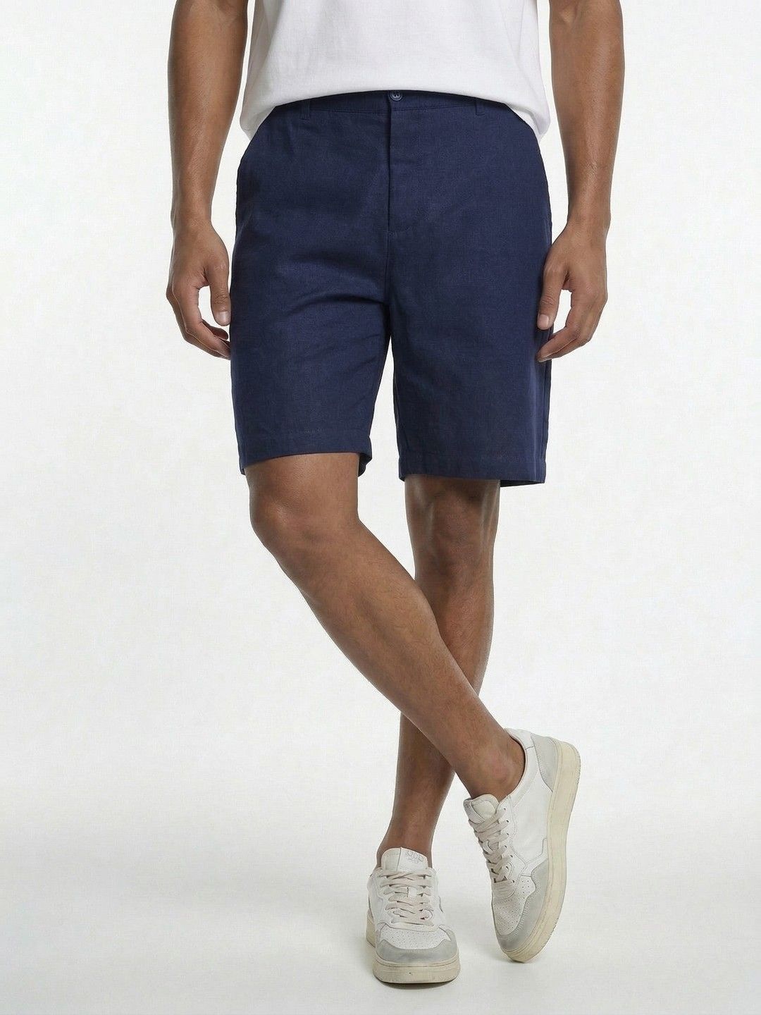 glitchez Men Pure Cotton Relaxed Fit Chino Shorts-picture-37