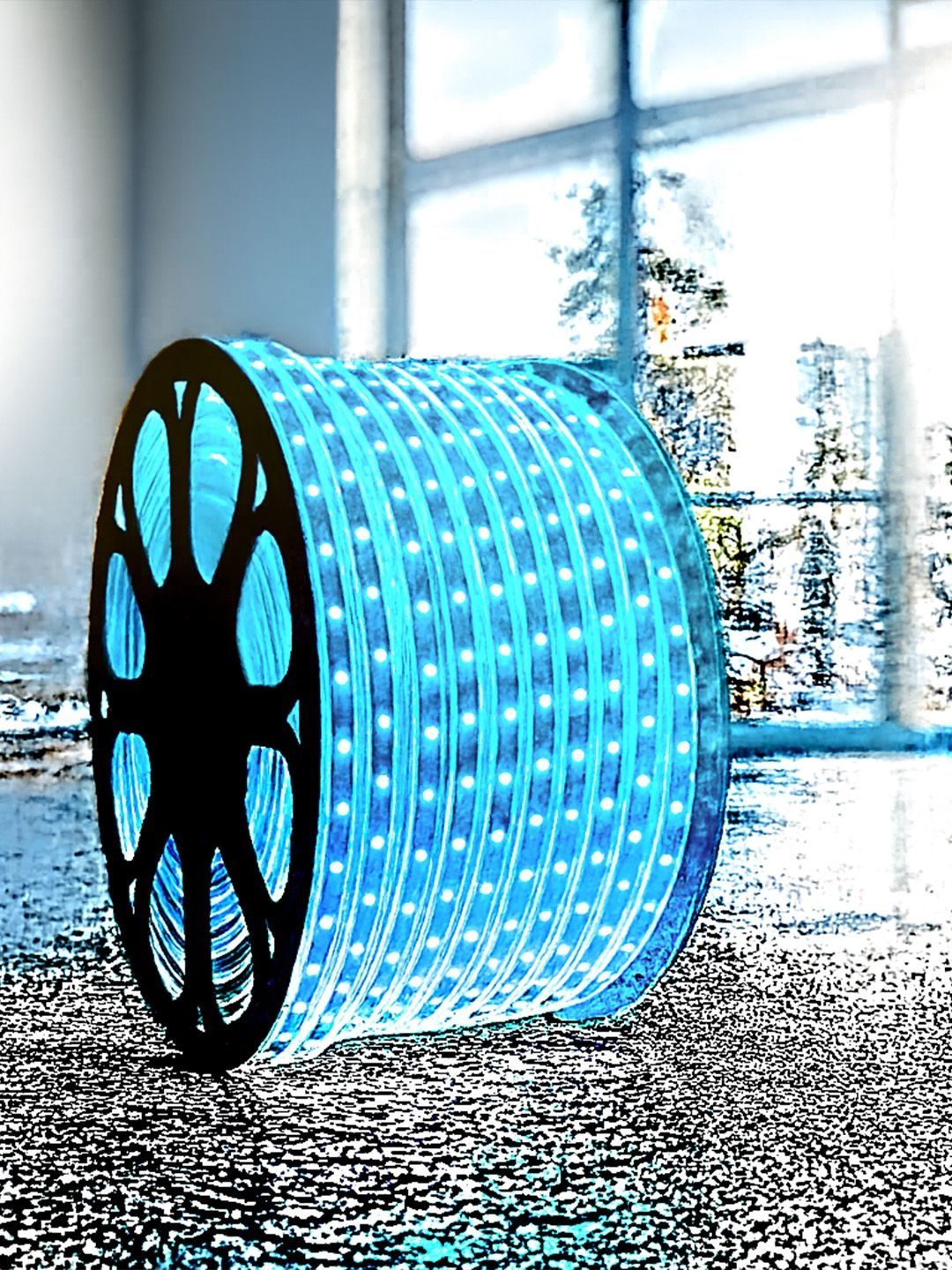 KAVYARA Blue Waterproof String Lights-picture-10