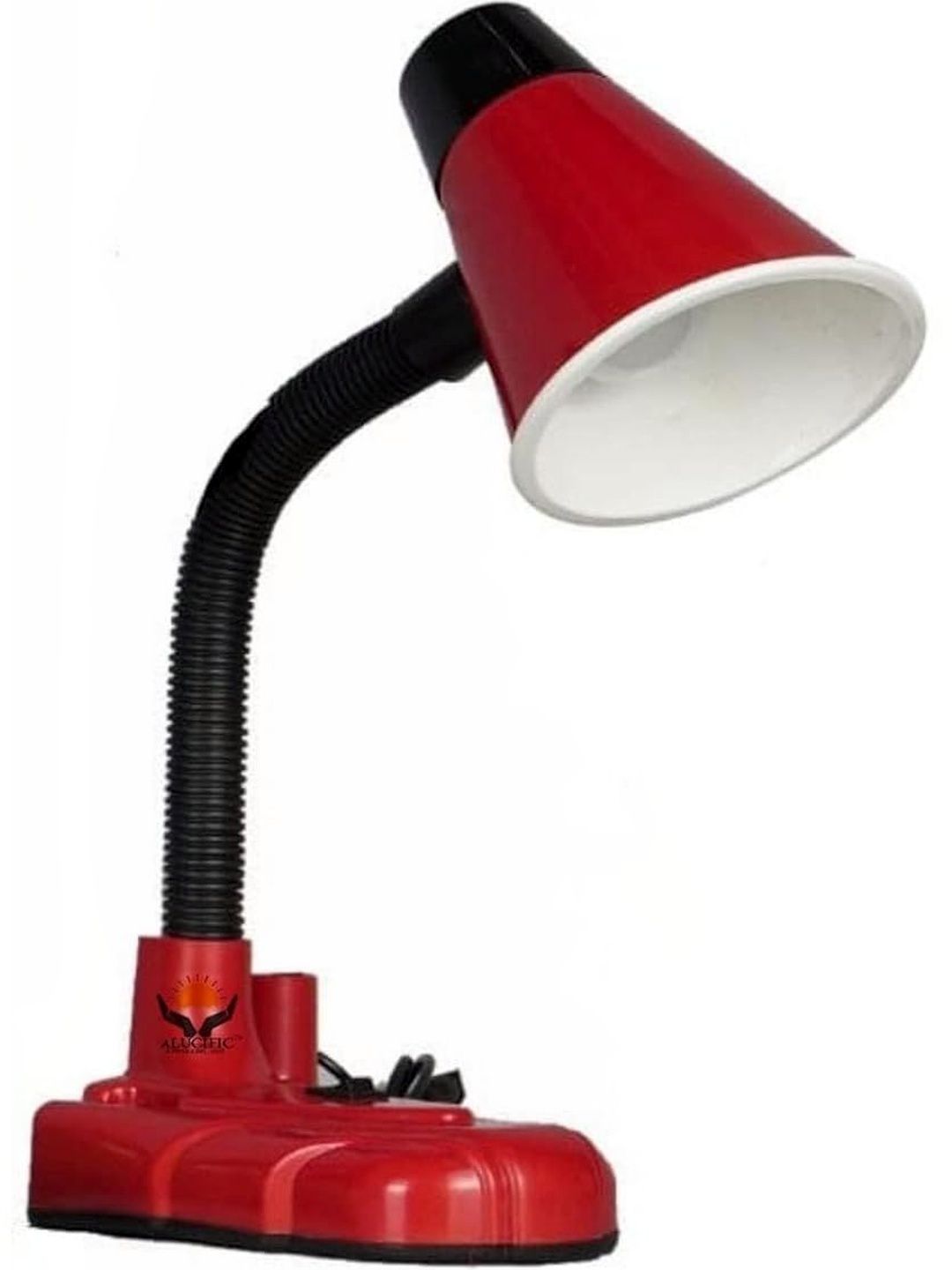 ALUCIFIC Red Study Desk Lamp With Bulb-picture-18