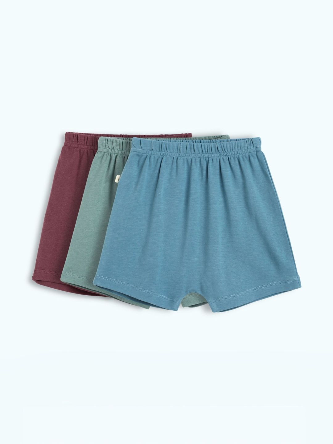 cocoon care Kids Pack of 3 Bamboo Cotton Shorts-picture-15